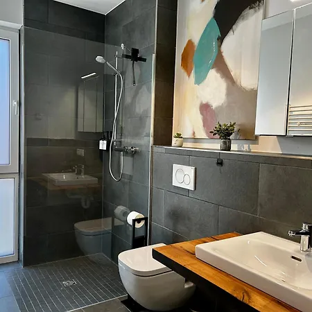 شقة Liteliving Cozy - Sauna - Balkon - Parken - Bbq - Modern & Gemuetlich *