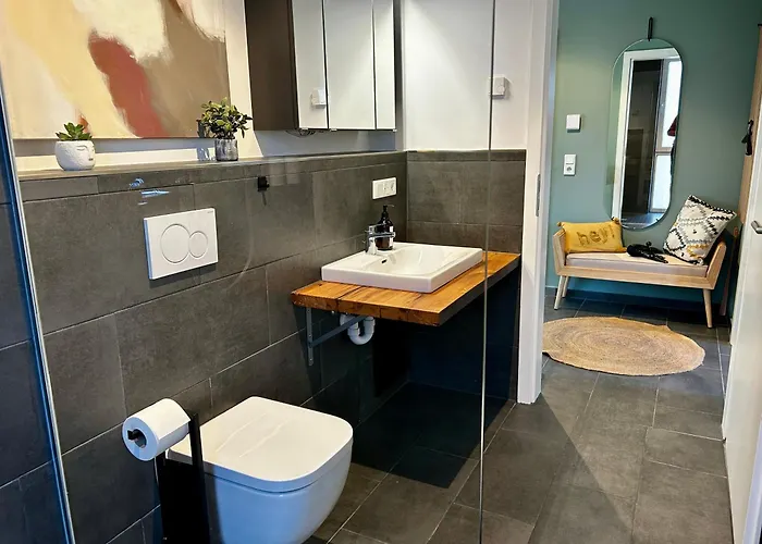 Liteliving Cozy - Sauna - Balkon - Parken - Bbq - Modern & Gemuetlich Lejlighed